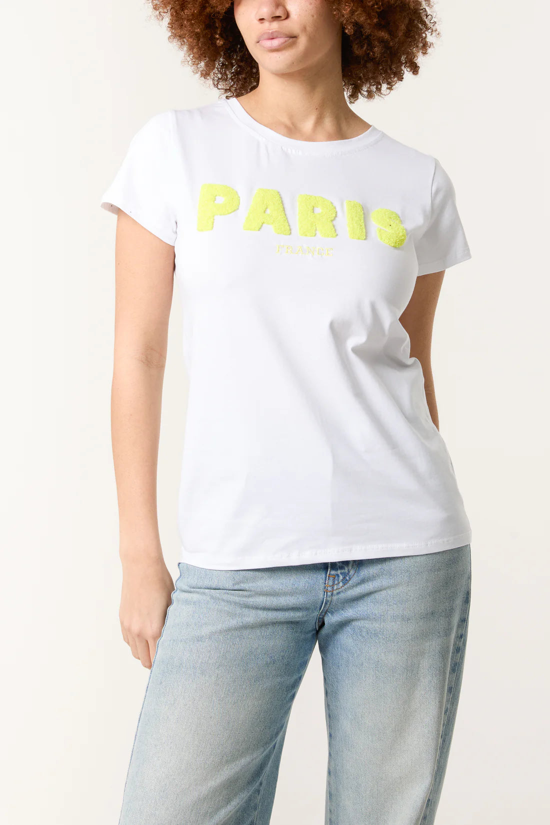 FLOCKING "PARIS" SHORT SLEEVE T-SHIRT-LEMON