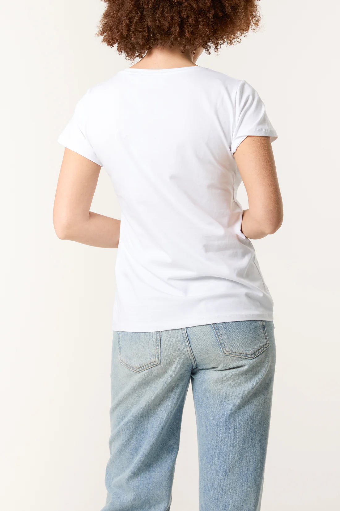 FLOCKING "PARIS" SHORT SLEEVE T-SHIRT-PINK
