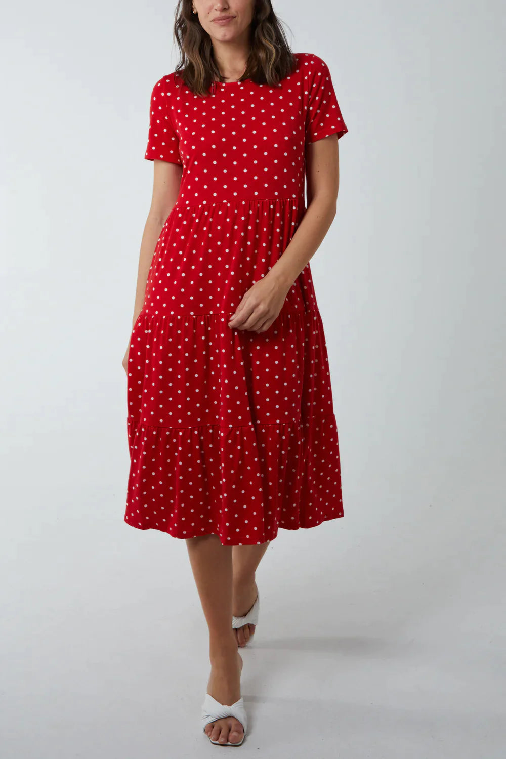 Polka dot smock dress FORT Ladieswear Ripley